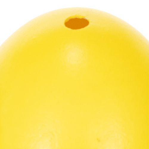 Prodotto Decorazione pasquale a forma di uovo, vere uova d'oca per un arredamento primaverile, 7 cm, 10 pezzi