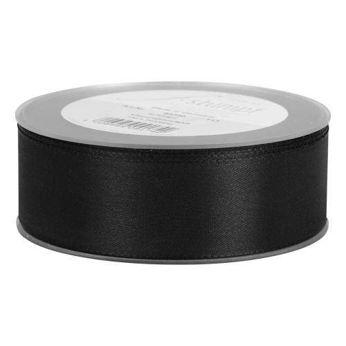 Prodotto Nastro regalo nastro decorativo floreale nero lutto 40mm 50m