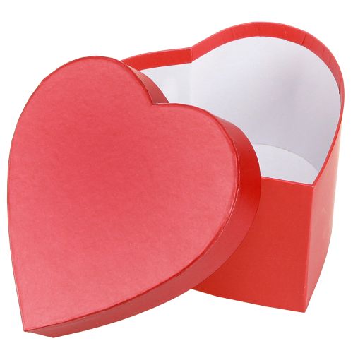 Prodotto Confezione regalo decorazione cuore in carta rossa 14×14,5cm H9cm 3pz