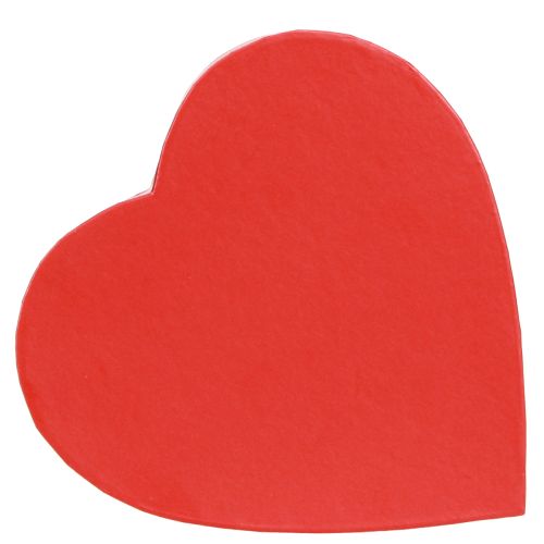 Prodotto Confezione regalo decorazione cuore in carta rossa 14×14,5cm H9cm 3pz