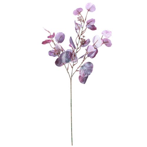 Prodotto Ramo di eucalipto glamour eucalipto viola artificiale 65 cm 3 pezzi