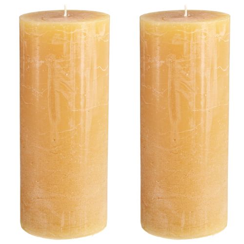 Prodotto Candele grandi in candele color miele 85mmx200mm 2 pz