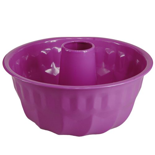 Stampo per ciambella decorativo in metallo viola Ø23cm H12cm