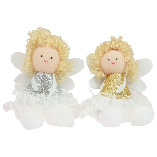 Prodotto Ciondolo angelo decorazione albero Decorazione natalizia H13,5 cm 4 pezzi