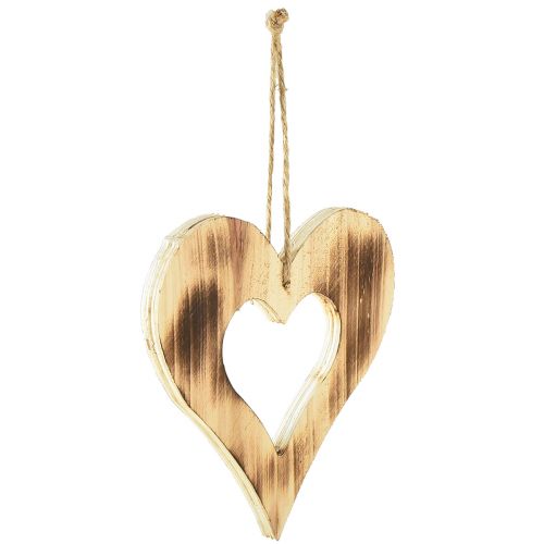 Prodotto Appendiabiti decorativo cuori in legno cuore in cuore fiammato 15×15 cm 4pz
