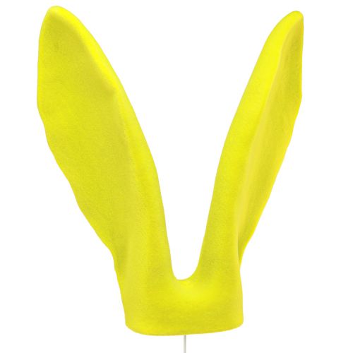 Floristik24 Decorazione coniglietto orecchie giallo verde pistacchio Pasqua su stecco 56cm