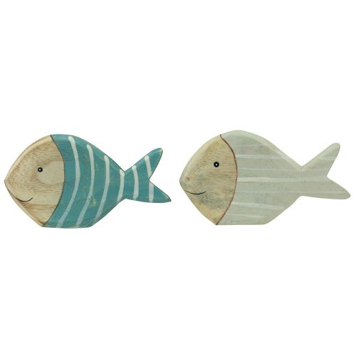 Prodotto Decorazione da tavolo per pesce in legno supporto per pesce in legno 15×8 cm 2 pz