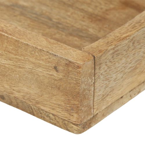 Prodotto Vassoio in legno vassoio decorativo rettangolare legno 39×15,5×4cm 2pz