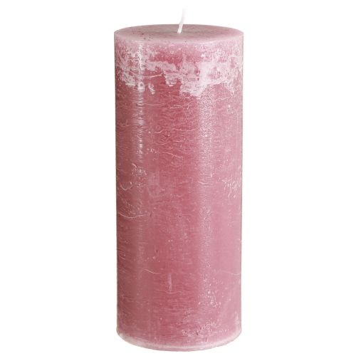 Prodotto Candele in rosa candele a colonna rosa antico 85×200 mm 2 pz