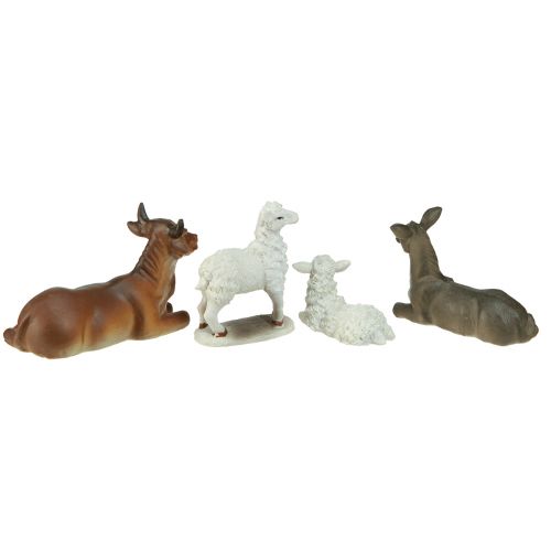 Prodotto Figure di animali per presepe di Natale set 6-11 cm 4 pz