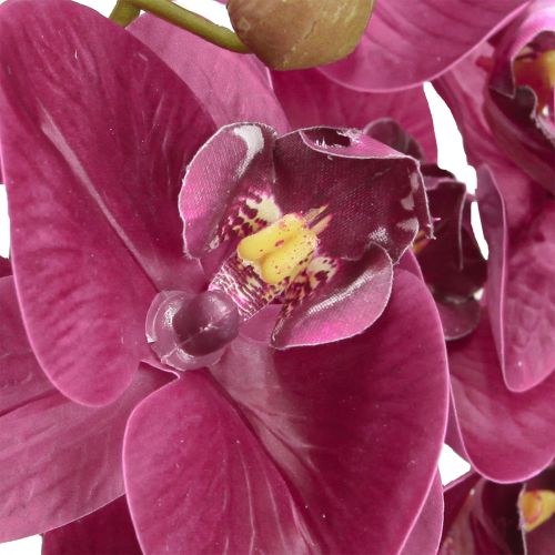 Prodotto Orchidee artificiali fiori artificiali viola come veri 56 cm 3 pezzi