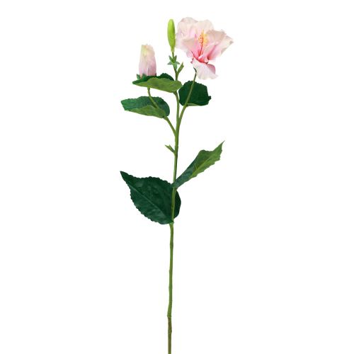 Floristik24 Fiori Artificiali Ibisco Rosa 62cm