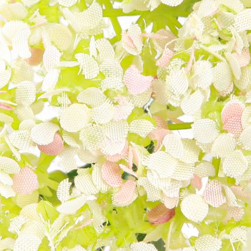 Prodotto Mini decorazione da tavolo ghirlanda di fiori artificiali bianco rosa Ø12 cm 6 pz