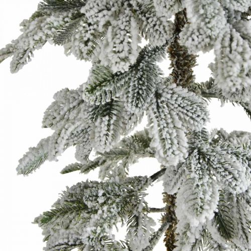 Prodotto Albero di Natale artificiale Sottile decorazione invernale innevata H180 cm