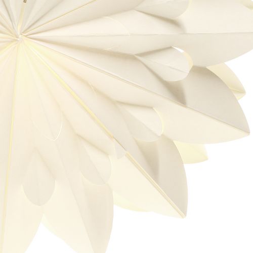 Prodotto Stella LED stella pieghevole stella di carta bianco bianco caldo Ø40cm 2 pezzi