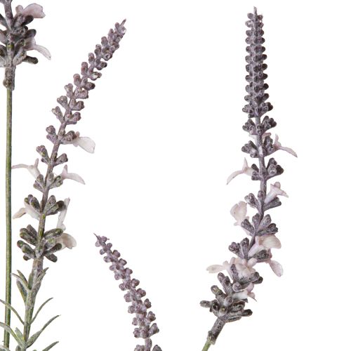 Prodotto Decorazione alla lavanda con fiori fiore artificiale su stelo lungo 82 cm 3 pezzi