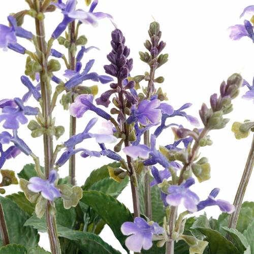 Prodotto Pianta decorativa di lavanda, vaso di lavanda mediterranea, fiore artificiale viola