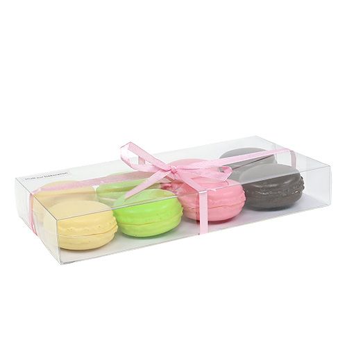 Prodotto Pasticceria meringata macaron decorativa, colorata assortita. 5 cm 8 pezzi