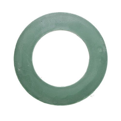 Prodotto Anello in schiuma floreale verde Ø30 cm 4 pz