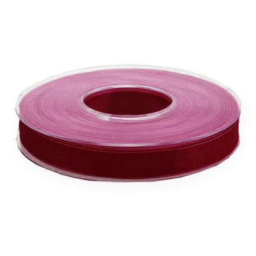 Prodotto Nastro in organza Bordeaux 15mm 50m