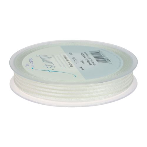 Prodotto Nastro in organza con strisce regalo nastro bianco 15 mm 20 m