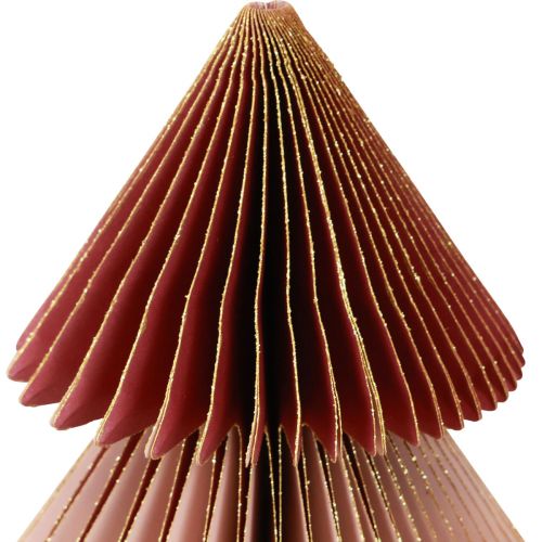 Prodotto Albero di Natale in carta Albero di Natale in carta Bordeaux H30cm