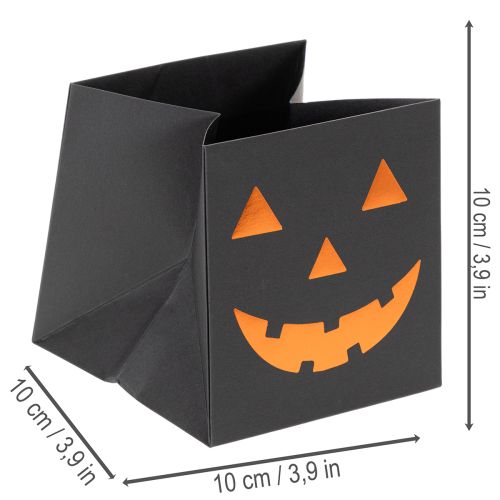 Prodotto Fioriera a forma di zucca in carta, decorazione di Halloween, 10 cm, 6 pezzi