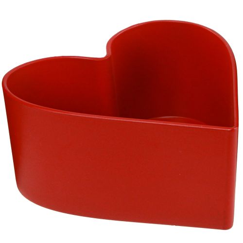 Pianta romantica cuore ciotola per piante cuore rosso 15×15×7 cm 3pz