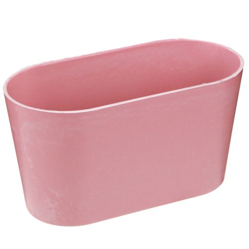 Ciotola per piante ovale rosa ciotola decorativa plastica 20×10×11 cm 3pz