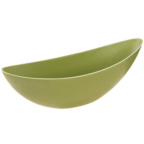 Ciotola decorativa in plastica per barchetta per piante verde 28×9×9 cm 3 pezzi