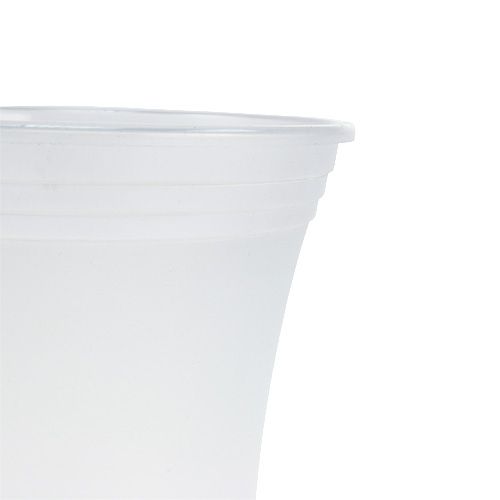Vaso in plastica Irys trasparente Ø17cm,  1pz-59316-TRANSPARENT