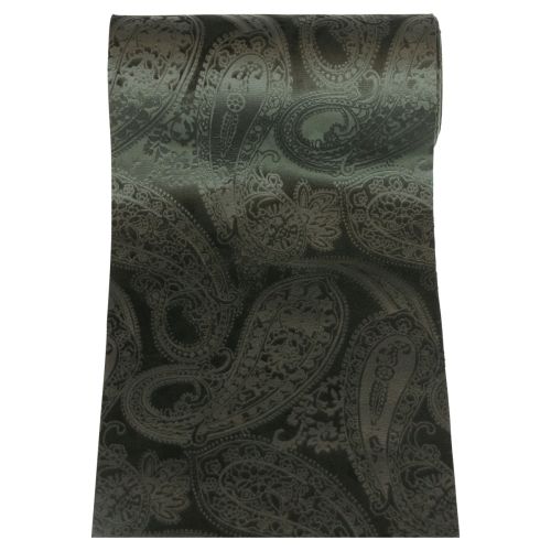 Prodotto Runner da tavolo con nastro di velluto nastro da tavolo verde Paisley 150mm 3m