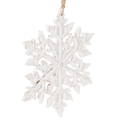Prodotto Grande fiocco di neve decorativo, da appendere, 30 cm