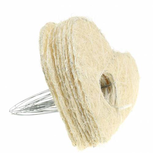 Prodotto Bracciale in sisal cuore sbiancato 20 cm 10 pz