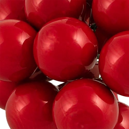 Prodotto Bacche a specchio Palline di Natale in vetro rosse Ø25mm 140 pz