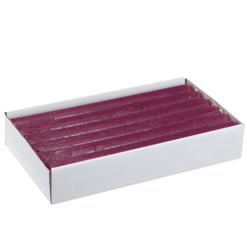 Prodotto Candele coniche, candele in tinta unita Berry 21×240mm 12 pz