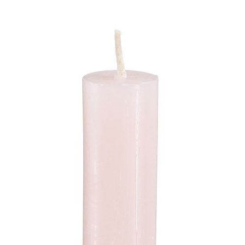 Prodotto Candele a bastoncino candele tinta unita rosa chiaro rosa 21×240 mm 12 pz