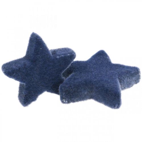 Prodotto Decorazioni natalizie sparse, stelle sparse, blu Ø4/5cm 40 pezzi