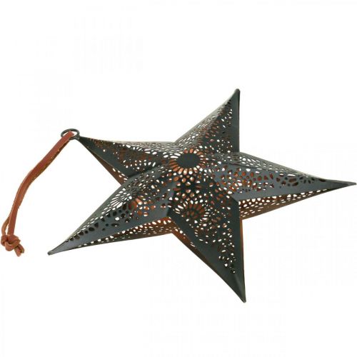 Prodotto Appendino natalizio Star Metal Star Black H19cm