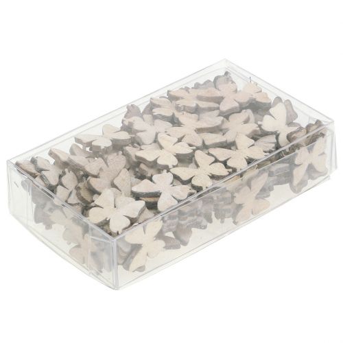 Prodotto Decorazione sparsa farfalla in legno naturale 2 cm 144 pz