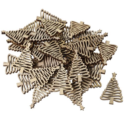 Prodotto Decorazioni sparse per albero di Natale naturale 3x4,5 cm 72 pz