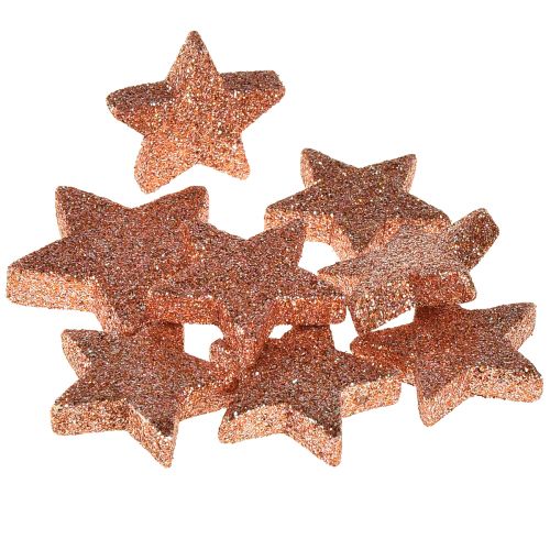 Prodotto Decorazioni sparse Stelle di Natale Stelle sparse rosa Ø4/5cm 40pz