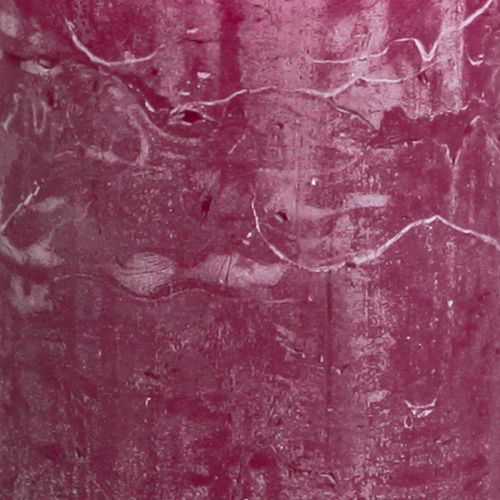 Prodotto Candele a colonna tinta unita Candele Berry viola 50×100 cm 4 pz