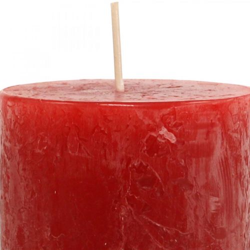 Candele a colonna rosse Candele dell'Avvento piccole candele  60/40mm 24pz-618101-001