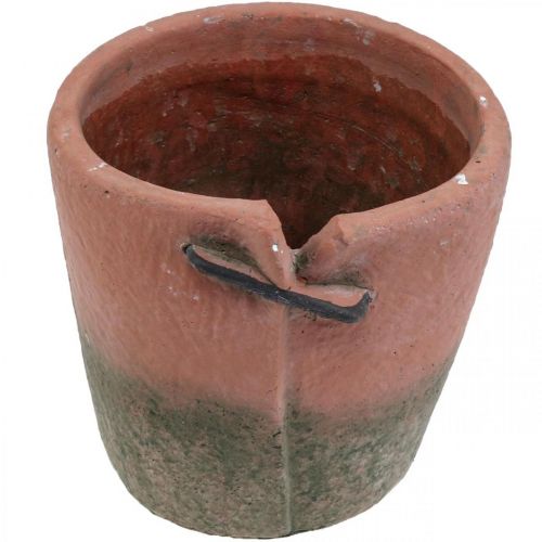 Vaso Semicircolare Foglie 58 h, T 706 058, Vasi di Terracotta