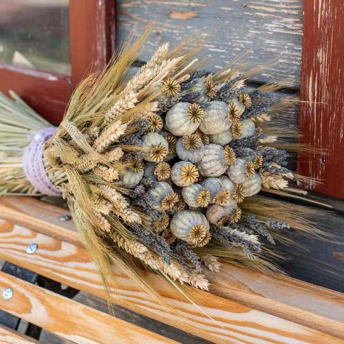 Capsule di semi di papavero essiccati Mazzo di fiori secchi  naturali papavero decorativo 90g-36690-017