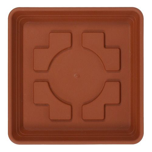 Prodotto Sottobicchiere Lara quadrato 20 cm x 20 cm terracotta 1 pz