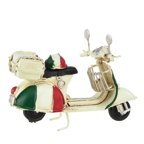 Prodotto Decorazione da tavolo vintage per scooter in metallo decorativo estivo L12 cm