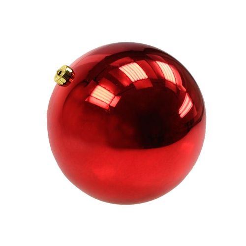 Prodotto Palla di Natale plastica piccola Ø14cm rossa 1 pz