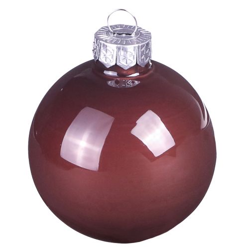 Prodotto Palline di Natale palline di vetro mix marrone oro Ø4cm 24 pz